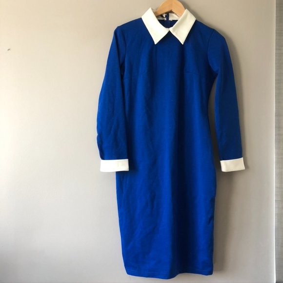STYLEWE Dresses & Skirts - STYLEWE Long Sleeve Dress Blue Size Large NWT